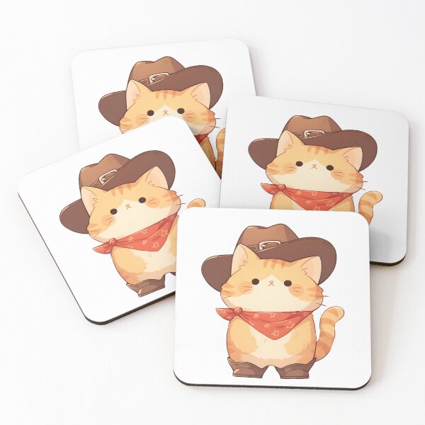 Item preview, Cute Cowboy Cat designed and sold by StickySparkle.