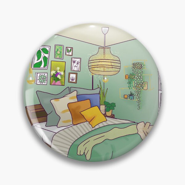 Item preview, Green Plant Bedroom designed and sold by Elliementalist.