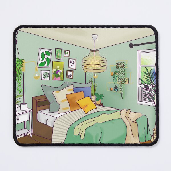 Item preview, Green Plant Bedroom designed and sold by Elliementalist.
