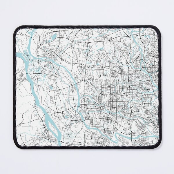 Item preview, Foshan City Map of Guangdong, China - Circle designed and sold by deMAP.