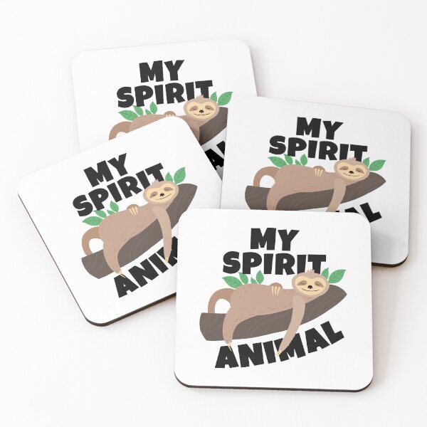 Item preview, My Spirit Animal Funny Lazy Sloth designed and sold by ricricswert.