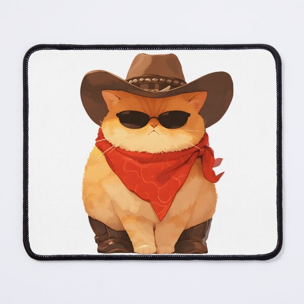 Item preview, Cute Cowboy Cat designed and sold by StickySparkle.