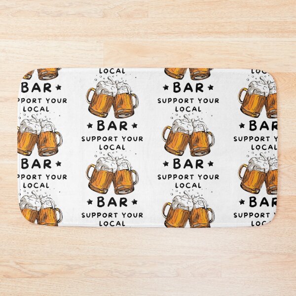 Item preview, Raise a Glass: Support Your Local Bar designed and sold by impressionofmel.
