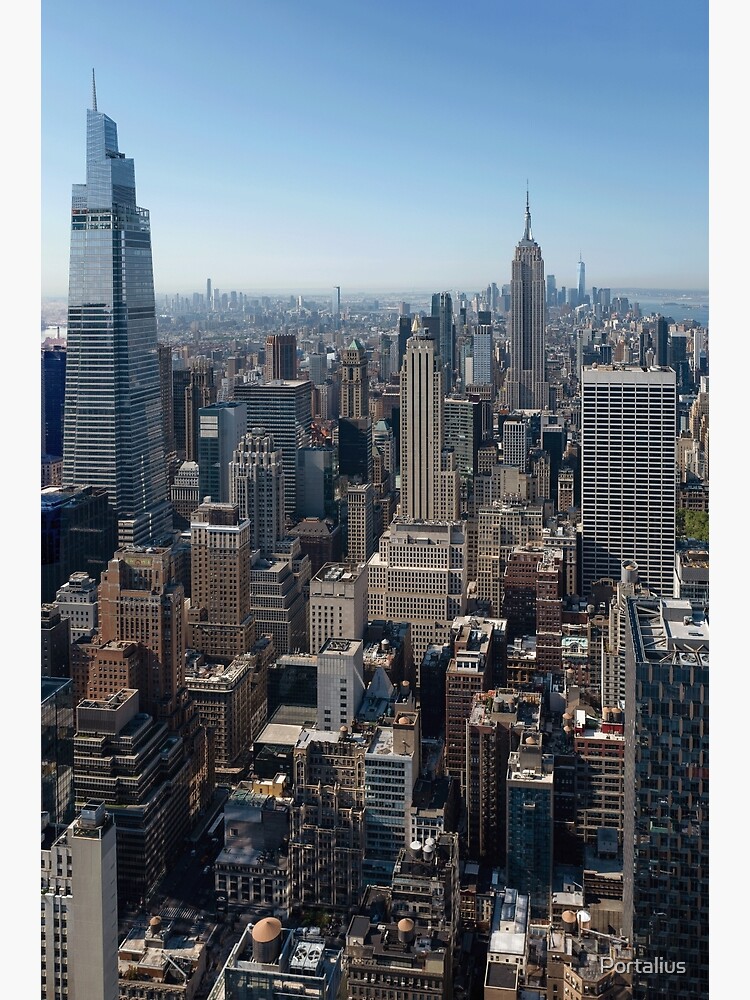 Thumbnail 3 von 3, Kunstdruck, Top of the Rock - Manhattan designt und verkauft von Portalius.