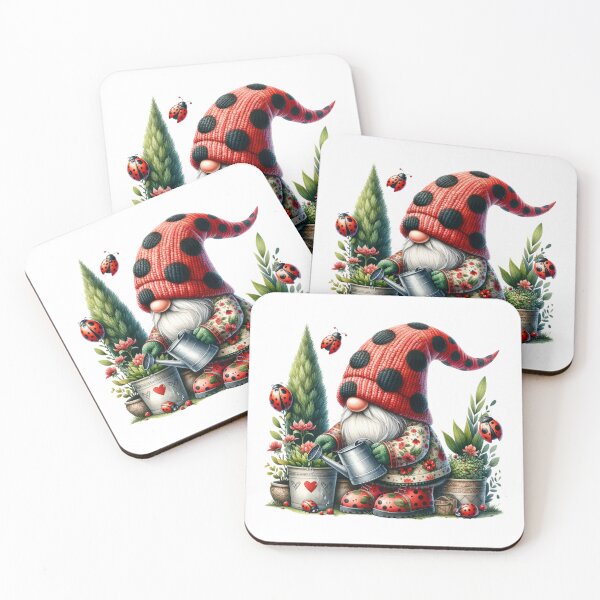 Item preview, Cute Ladybug Gnome designed and sold by Magnuna.