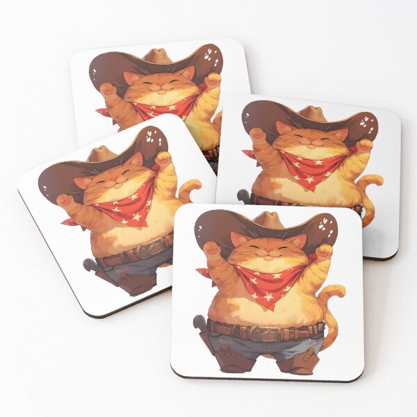 Item preview, Cute Cowboy Cat designed and sold by StickySparkle.