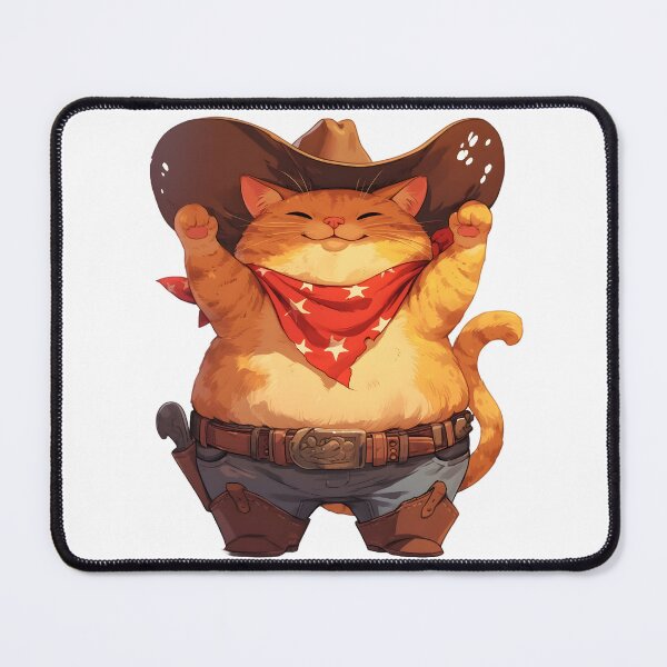 Item preview, Cute Cowboy Cat designed and sold by StickySparkle.
