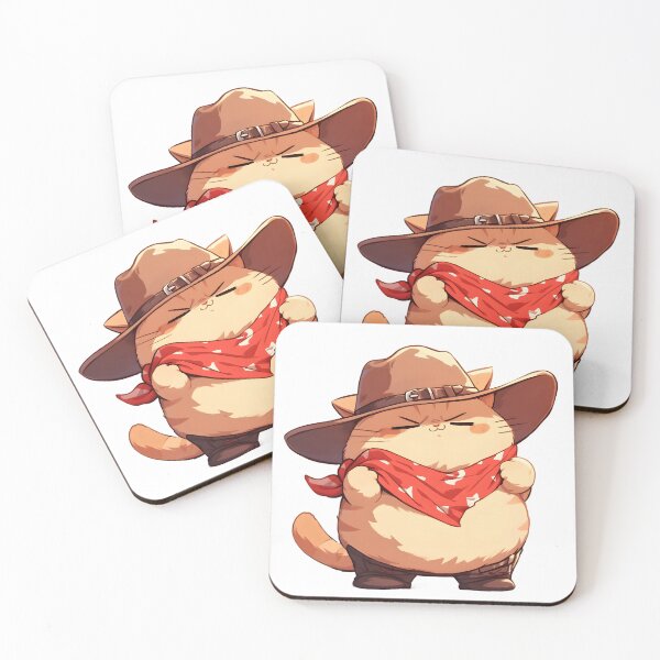 Item preview, Cute Cowboy Cat designed and sold by StickySparkle.