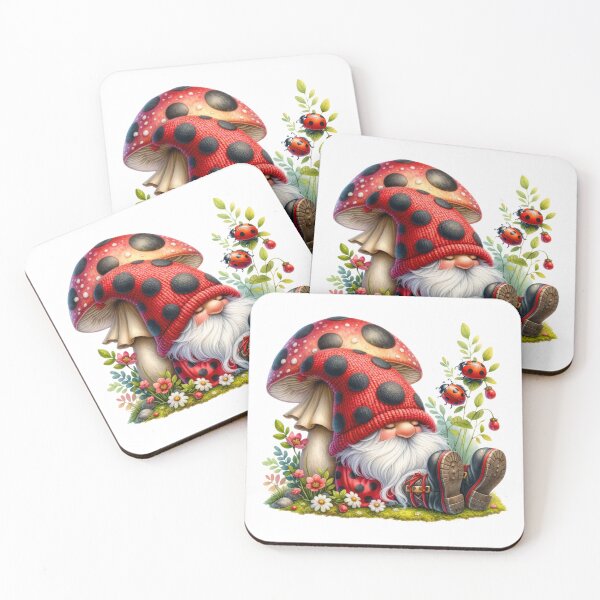 Item preview, Cute Ladybug Gnome designed and sold by Magnuna.