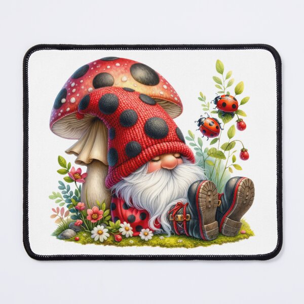 Item preview, Cute Ladybug Gnome designed and sold by Magnuna.