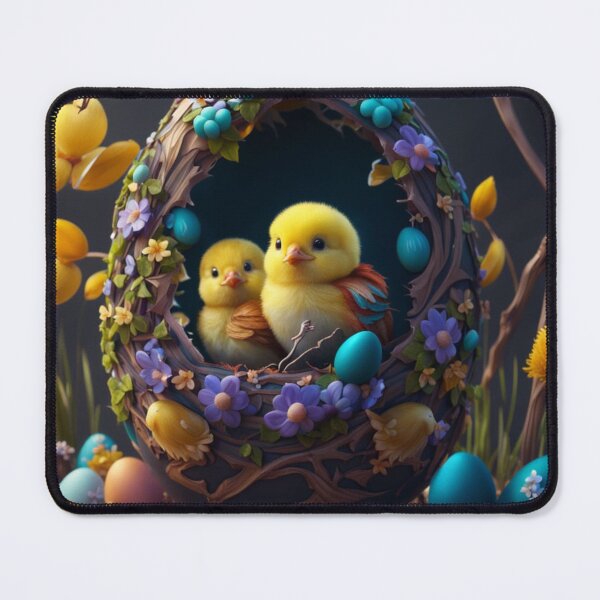 Item preview, Cuddly Chicks in an Easter Egg designed and sold by Itsapizzart.