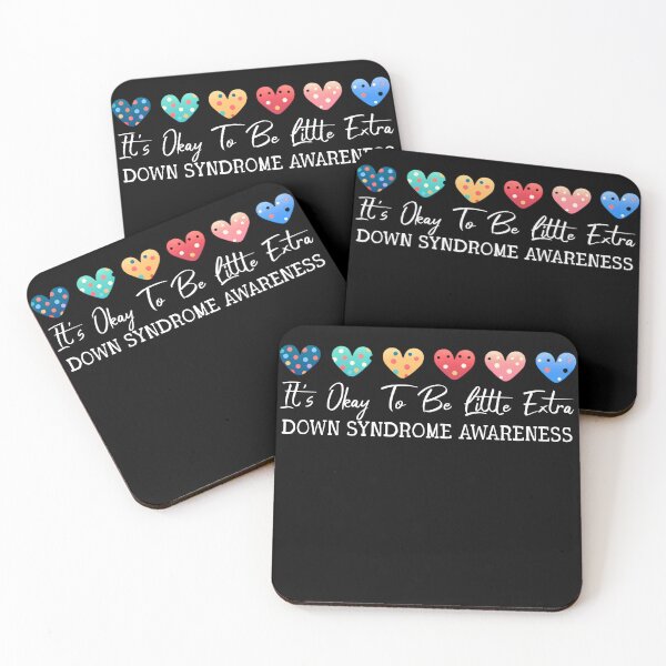 Item preview, its okey to be a little exter Down Syndrome Awareness,Down Syndrome Awareness Heart designed and sold by MisterrAB.