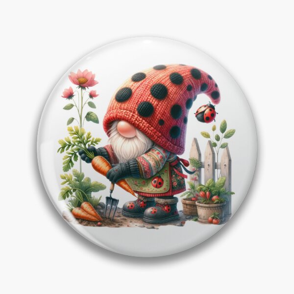 Item preview, Cute Ladybug Gnome designed and sold by Magnuna.
