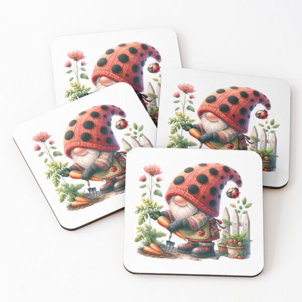 Item preview, Cute Ladybug Gnome designed and sold by Magnuna.