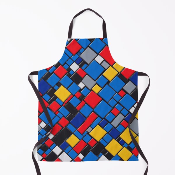 Aperçu de l'œuvre Abstract Piet Mondriaan Style Pattern Design créée et vendue par TheArtOfPat.