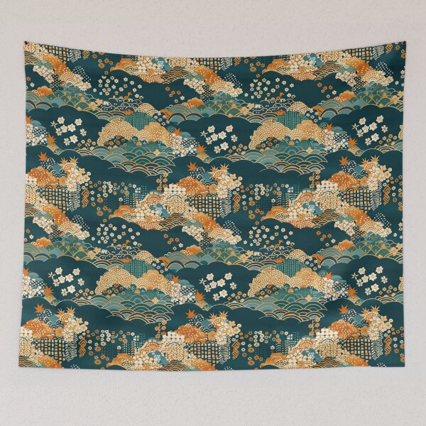 Item preview, Japanese Floral Harmony designed and sold by Digital-Lys.