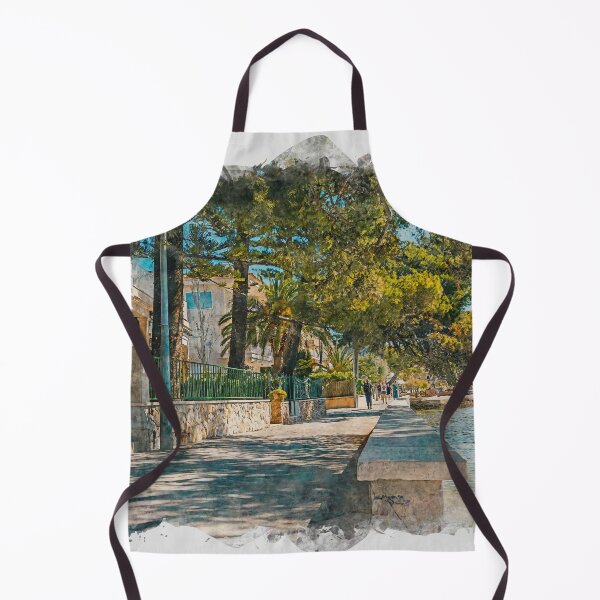 Item preview, Puerto Pollensa Pine Walk Mallorca Watercolour Effect designed and sold by GG WALL ART.