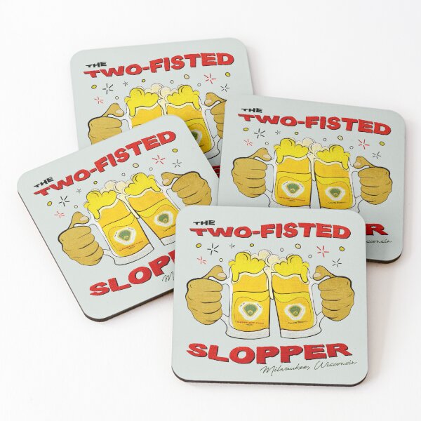 Item preview, Two-fisted Slopper • Milwaukee County Stadium designed and sold by MKE Rhine Maiden  •  Grumble Services, LLC..