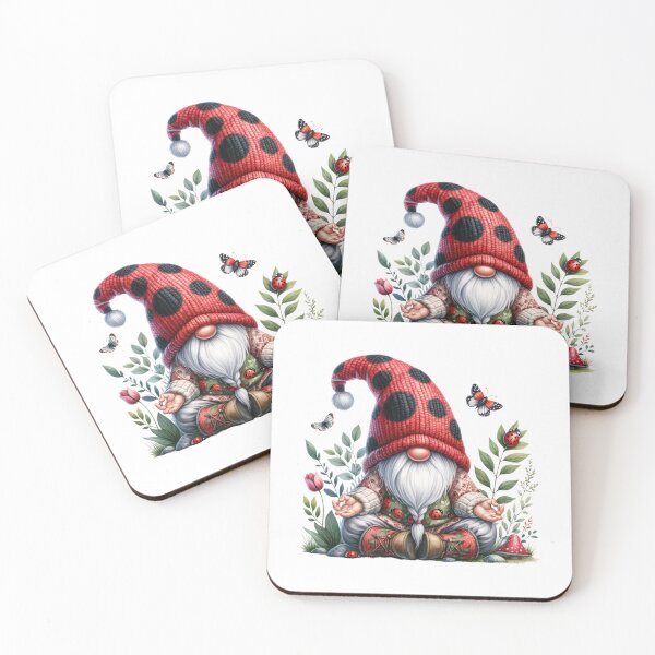 Item preview, Cute Ladybug Gnome designed and sold by Magnuna.