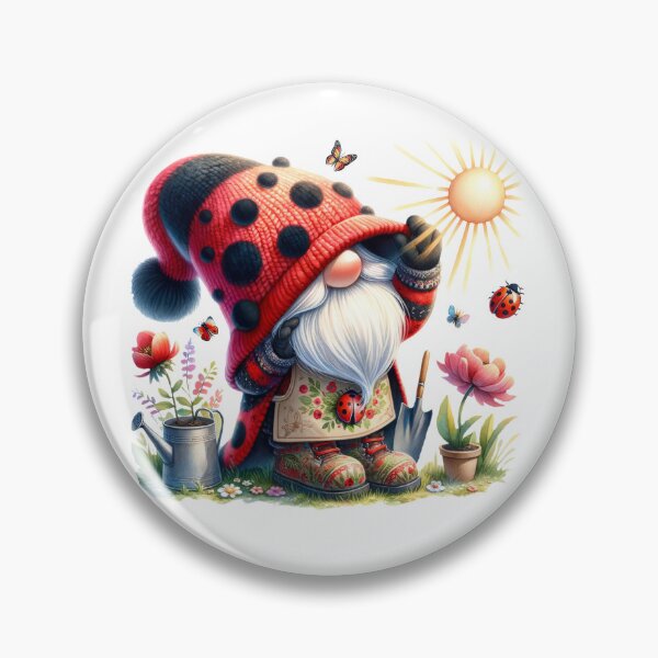 Item preview, Cute Ladybug Gnome designed and sold by Magnuna.