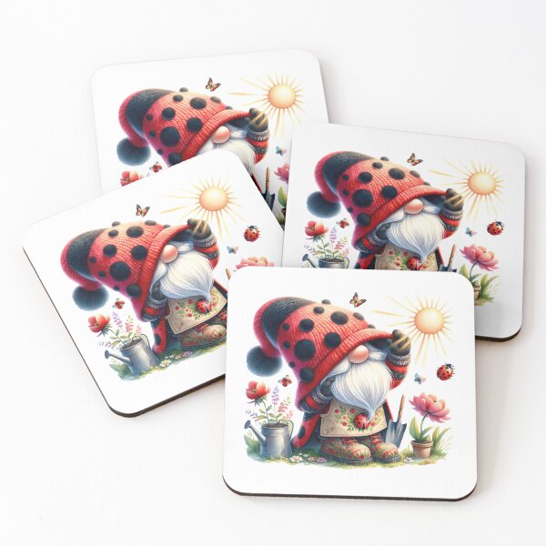 Item preview, Cute Ladybug Gnome designed and sold by Magnuna.