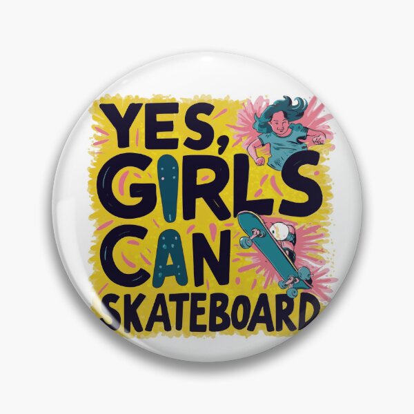 Artikelvorschau, Ja, Mädchen können Skateboard fahren entworfen und verkauft von BRROOLY.