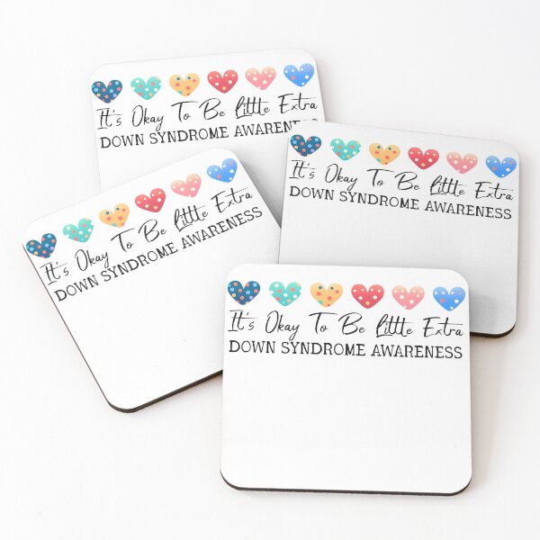Item preview, its okey to be a little exter Down Syndrome Awareness,Down Syndrome Awareness Heart designed and sold by MisterrAB.