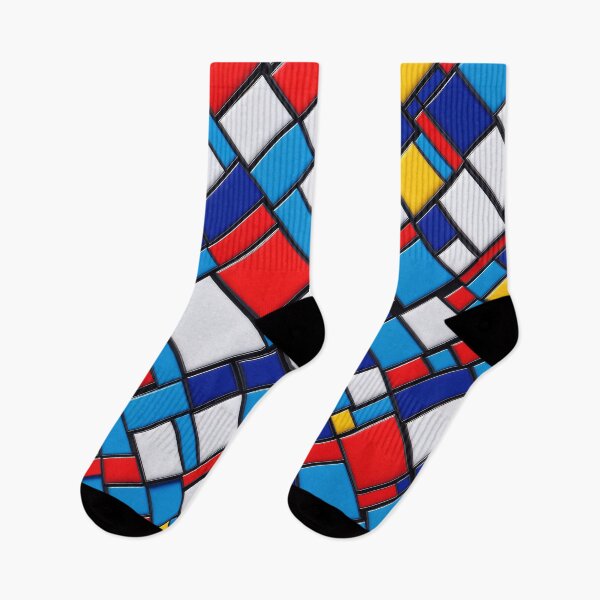 Item preview, Abstract Piet Mondriaan Style Pattern Design designed and sold by TheArtOfPat.
