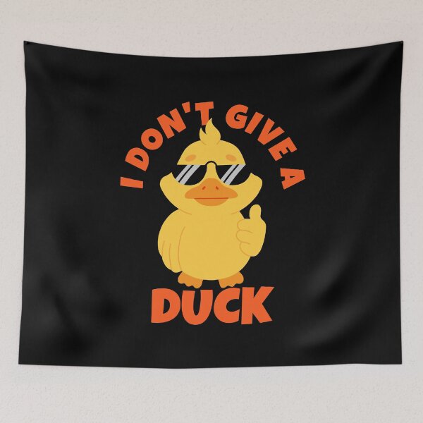Item preview, I Don't Give A Duck Funny Cool Duck Pun designed and sold by ricricswert.