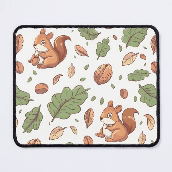 Item preview, Squirrel walnuts seamless digital paper designed and sold by kizenya.
