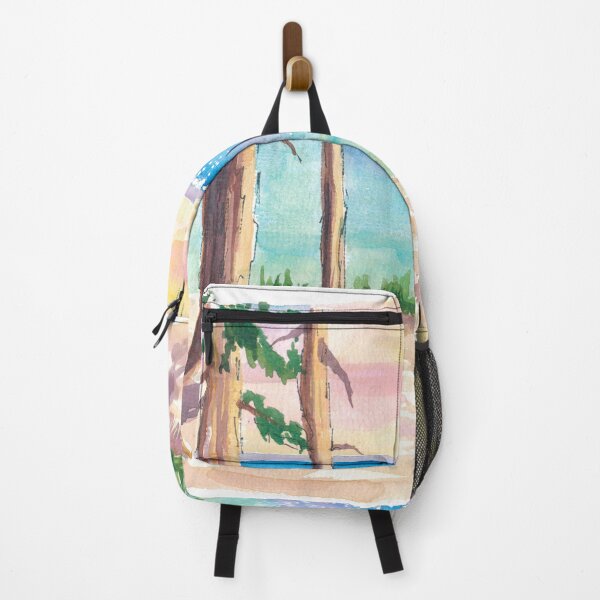 Item preview, Lake Tahoe View with Trees and Sun on Water designed and sold by artshop77.