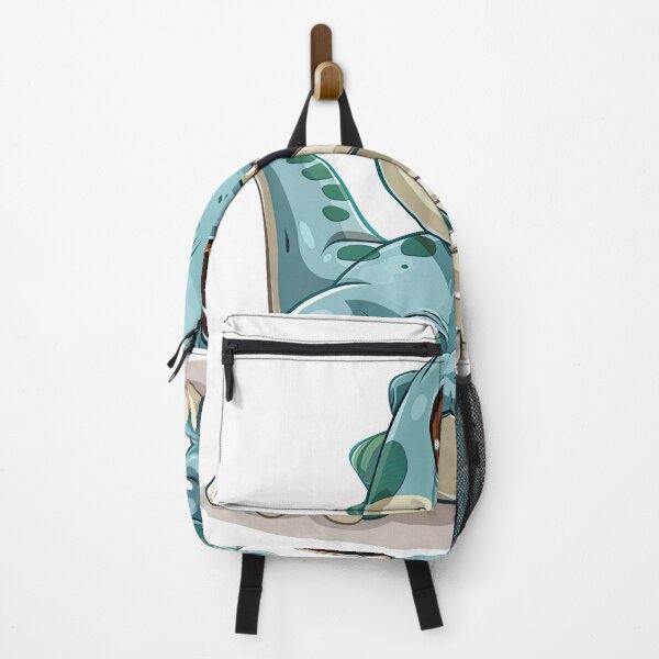 Item preview, cute blue dinosaur in cartoon style design that smiles designed and sold by Jerhus.