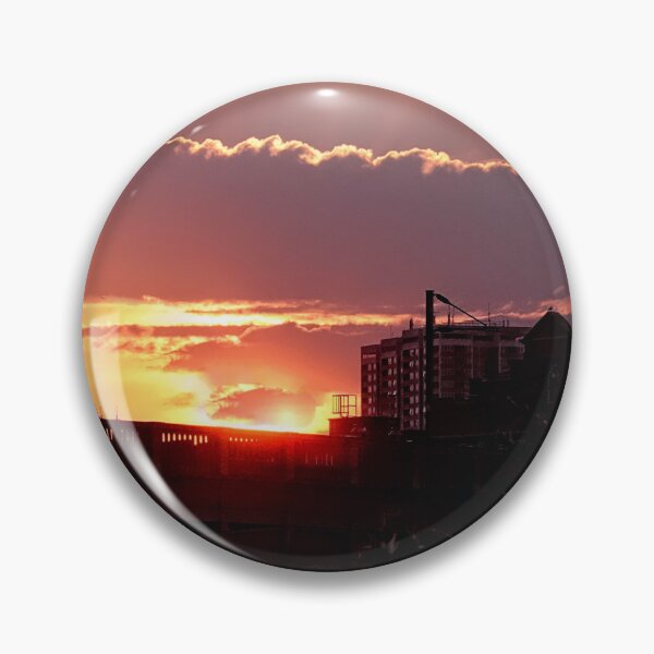 Item preview, Sunset Silouette over the High Level Bridge Newcastle designed and sold by RosRidleyPhoto.