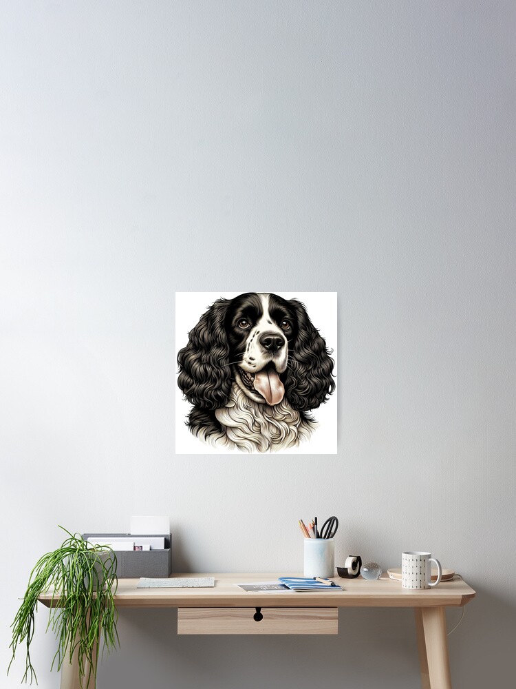 Thumbnail 2 of 3, Poster, English Springer Spaniel designed and sold by vectcd.