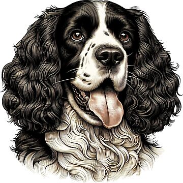 Artwork thumbnail, English Springer Spaniel by vectcd