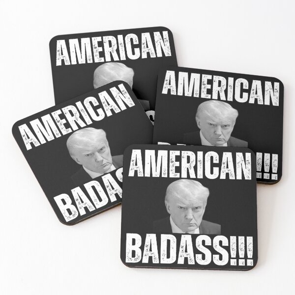 Item preview,  American BadAss!!! Trump - Patriotic President Trump designed and sold by RiffRaffGraffix.
