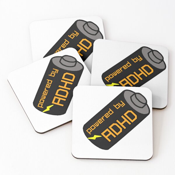 Item preview, Powered by ADHD designed and sold by Emma Sangorska.