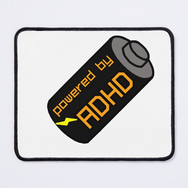 Item preview, Powered by ADHD designed and sold by Emma Sangorska.