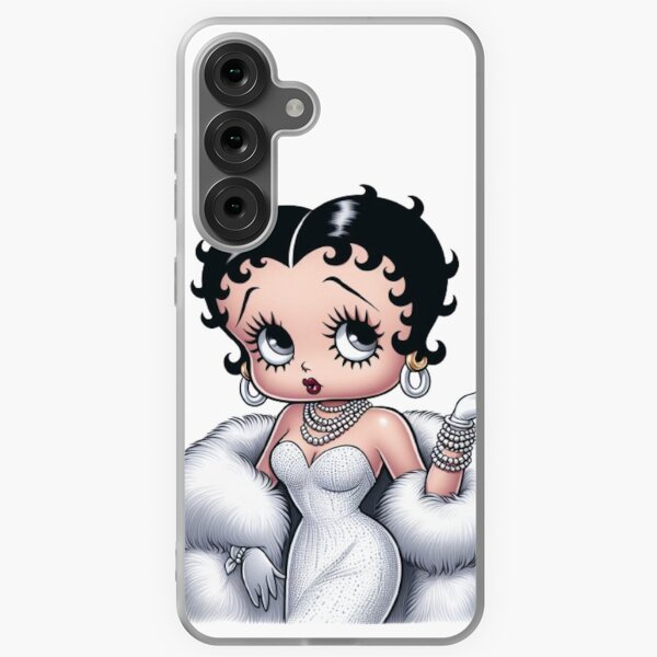 Item preview, Elegant Betty Boop in White Dress designed and sold by LyssasMindArt.