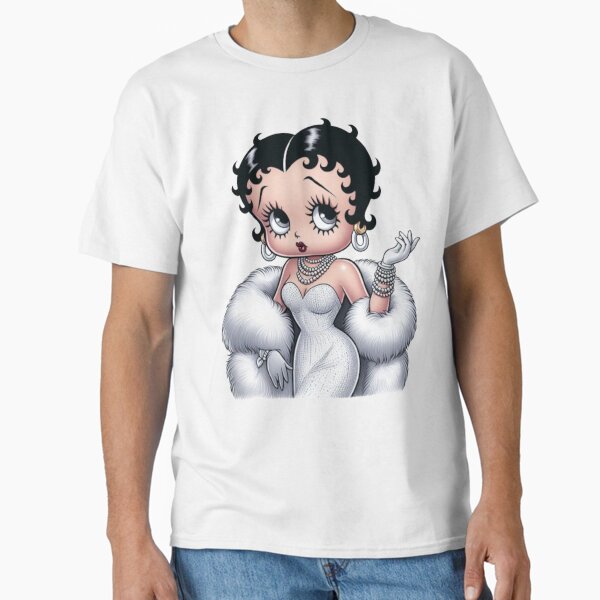 Artikel-Vorschau von Elegante Betty Boop im weißen Kleid, designt und verkauft von LyssasMindArt.