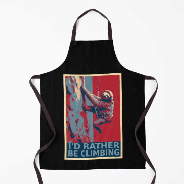 Item preview, I'd Rather be Climbing Funny Sloth HOPE designed and sold by TrueArtsStore.