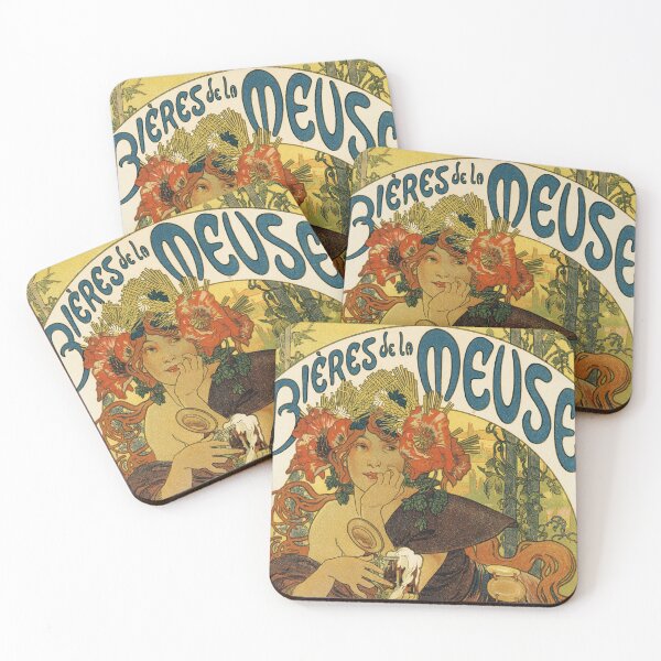 Item preview, Bières de la Meuse by Alphonse Mucha designed and sold by TheHappyK.