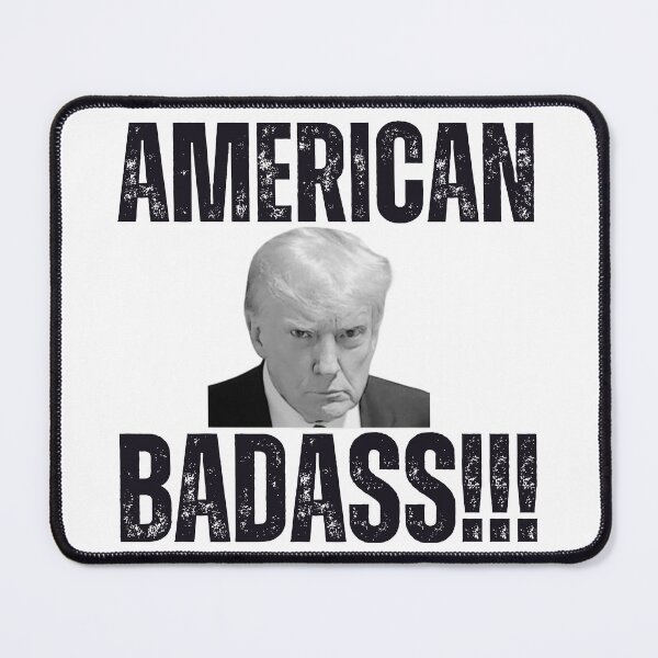 Item preview, American BadAss!!! Trump - Patriotic President Trump designed and sold by RiffRaffGraffix.