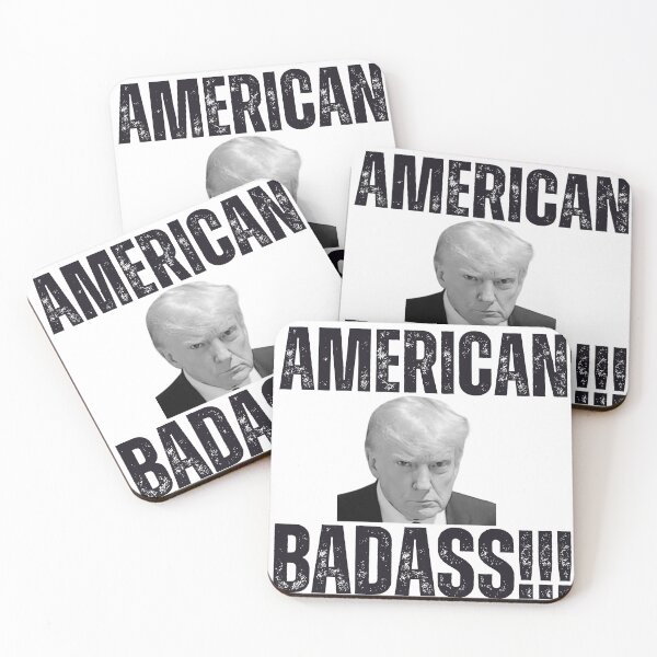 Item preview, American BadAss!!! Trump - Patriotic President Trump designed and sold by RiffRaffGraffix.