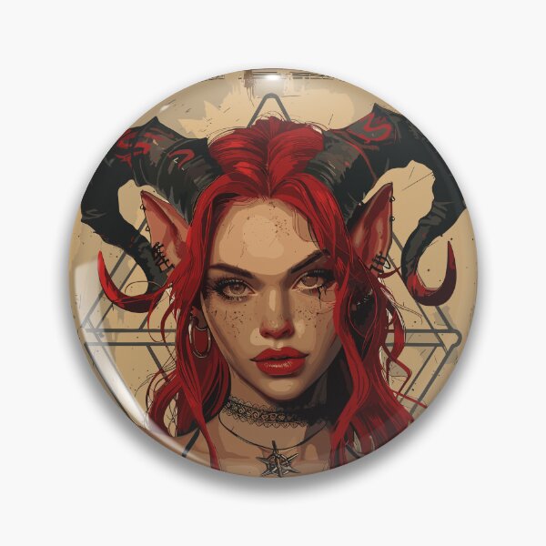 Item preview,  The Female Devil - Skull, Skeleton, Skull, Pentagram designed and sold by HIGUMAX.