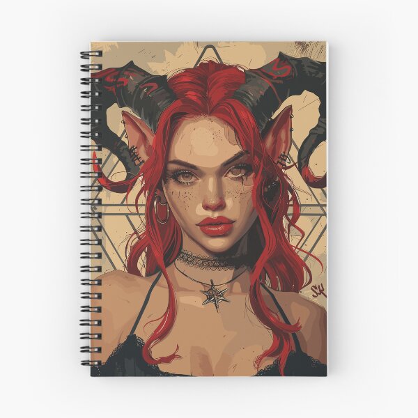 Item preview,  The Female Devil - Skull, Skeleton, Skull, Pentagram designed and sold by HIGUMAX.