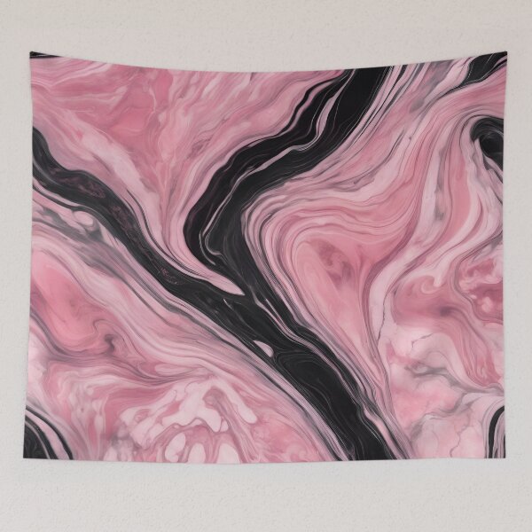 Item preview, GRANT marble pink dark black elegante style designed and sold by ProzixART.