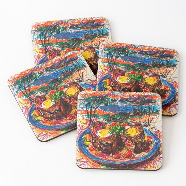 Item preview, Abstract Argentinian Artwork - Parrillada & Asado designed and sold by feether-store.
