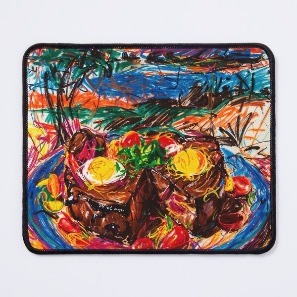 Item preview, Abstract Argentinian Artwork - Parrillada & Asado designed and sold by feether-store.
