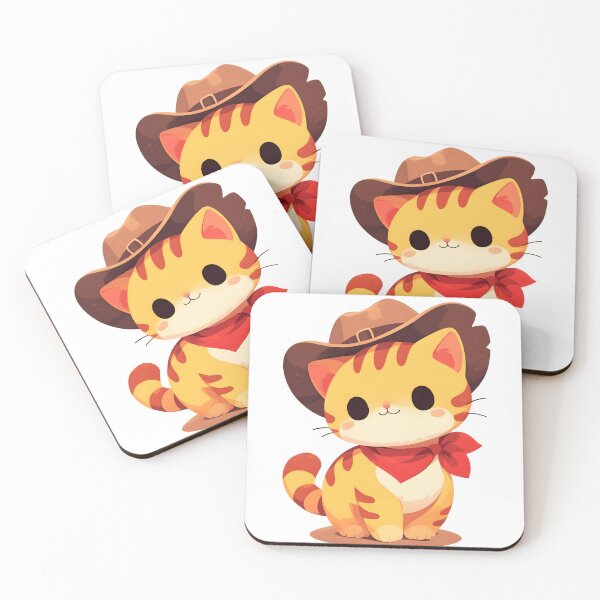Item preview, Cute Cowboy Cat designed and sold by StickySparkle.